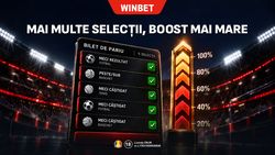 ADVERTORIAL. Un boost în plus pentru fiecare bilet: descoperă Bet Builder Boost Progresiv de la WINBET