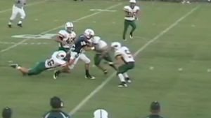 VIDEO ZDROBIT pe teren! Un puști de liceu a suferit cel mai dur placaj