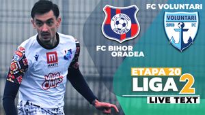 FC Voluntari reînvie spectaculos după pauză și câștigă în fața unui FC Bihor anesteziat! Două goluri spectaculoase reușite în două minute au întors soarta meciului