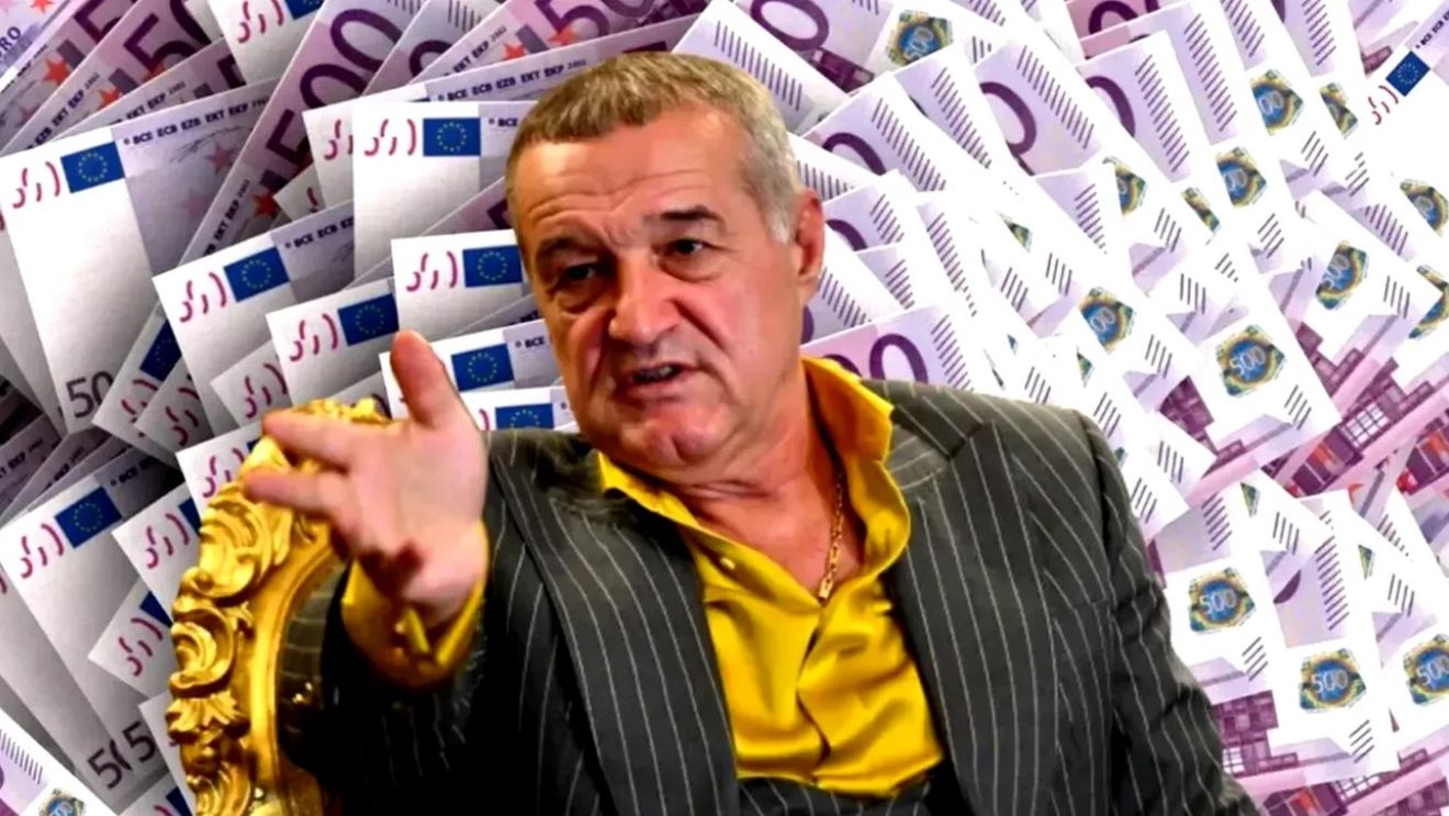 "Am luat ieri 1.000.000 de euro". Gigi Becali a dat lovitura joi seară şi a explicat cum i-au venit banii