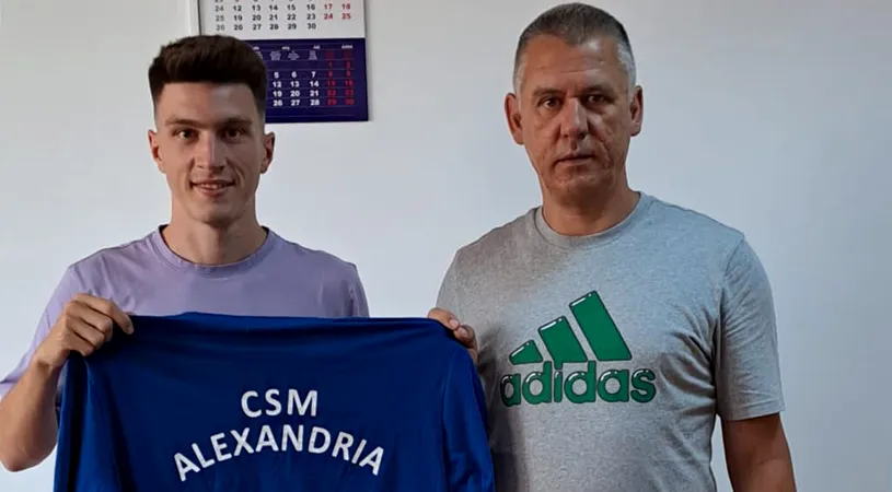 CSM Alexandria s-a despărțit în timp record de prima achiziție a verii. Contractul cu Claudiu Borțoneanu, reziliat după doar un joc: ”Am fost trimis pe margine, nu știu motivul”