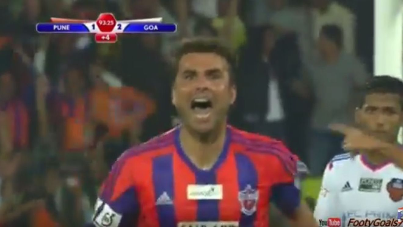 În sfârșit! VIDEO | Adrian Mutu a marcat primul său gol pentru Pune City în campionatul Indiei