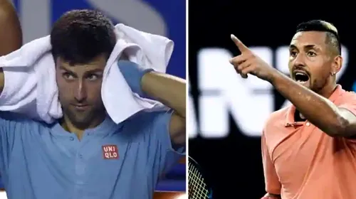 „Bad boy” Nick Kyrgios lovește din nou! De ce consideră că Novak Djokovic nu e cel mai bun