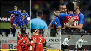 COMPARAȚIE | Efectul play-off-ului: s-au inversat polii de putere în Liga 1.Cum arăta anul trecut lupta în vârful clasamentului la sfârșitul turului, ce echipe și-au depus candidatura la titlu și formațiile în picaj 