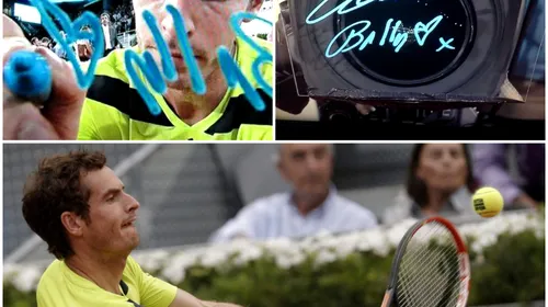 Victoria cu Almagro, dedicată de Andy Murray memoriei Elenei Baltacha: O inimioară pentru „Bally”
