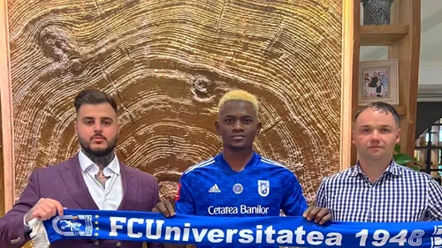 FC U Craiova l-a transferat pe înlocuitorul lui Andrea Compagno! Golgheterul la zi din Republica Moldova a semnat cu echipa lui Adrian Mititelu. Câți bani au plătit oltenii