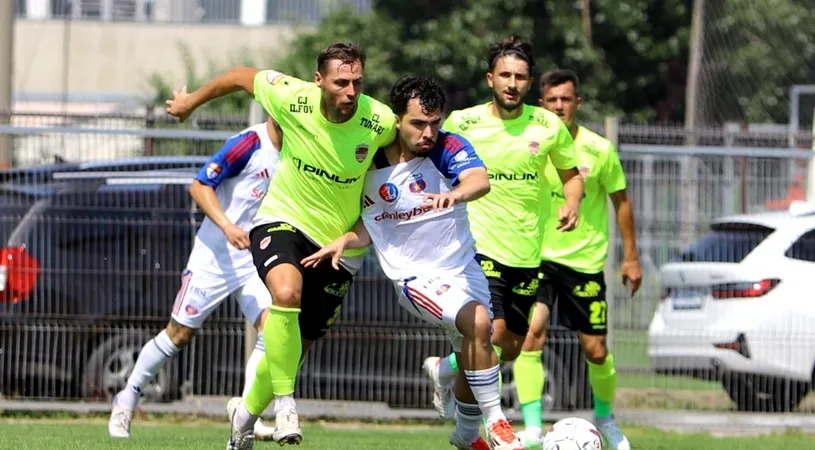 Steaua, victorie la pas în amicalul cu CS Tunari. Impuls de moral după al patrulea test al verii