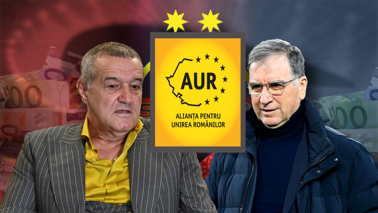 FCSB, jucăria de partid a lui Gigi Becali. Campioana României a împrumutat cu 500.000 de lei partidul AUR, iar actele au fost semnate de Valeriu Argăseală