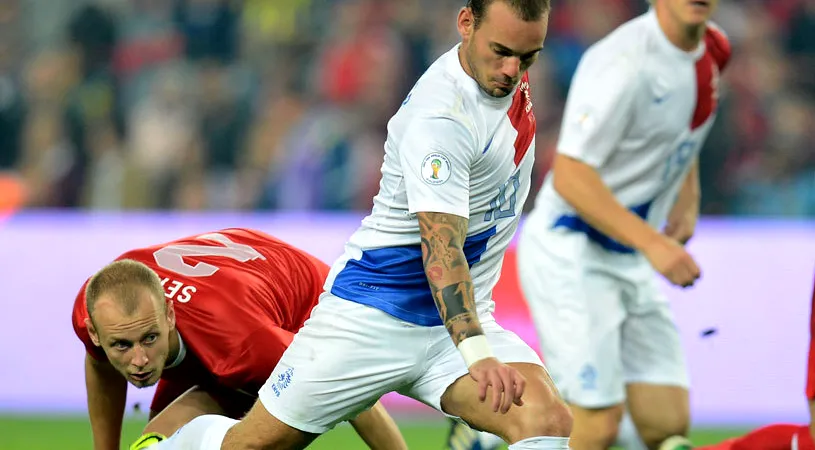 Reacția oficială a Galatei, după ce turcii au anunțat că se va despărți de Sneijder pentru golul din preliminarii