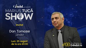Marius Tucă Show începe luni, 25 august, de la ora 20.00, pe Gândul. Invitat: Dan Tomozei