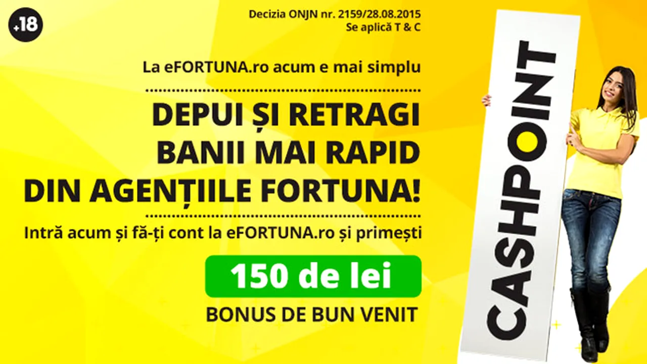 (P) La Fortuna pariezi online, fără card bancar