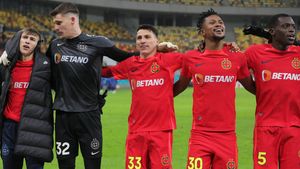 Ce s-a întâmplat între fotbaliștii FCSB și fanii roș-albaștrilor la finalul meciului cu Hermannstadt