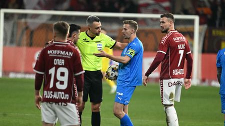 Ce nu s-a văzut la TV la derby-ul Rapid - Universitatea Craiova! Motivul nespus al gazării din Giulești și cum l-a influențat Nicușor Bancu pe Horațiu Feșnic