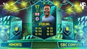 Raheem Sterling în FIFA 22! Ce card a primit atacantul din partea EA Sports