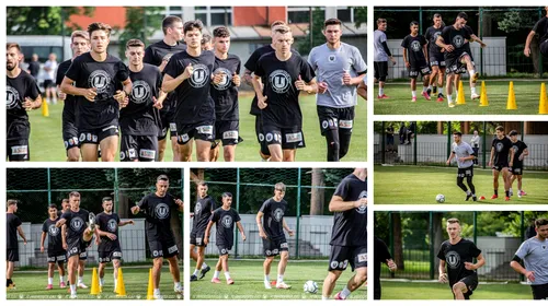 ”U” Cluj a avut la reunire doar 9 jucători din vechiul lot, iar Erik Lincar și-a adus încă un fost elev avut la Turris Oltul, al patrulea. Un fost portar al Rapidului este în teste