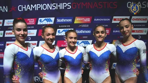 Echipa de junioare a României s-a clasat pe locul 4 la Campionatul European de la Glasgow. Micuțele gimnaste au prins și trei finale pe aparate