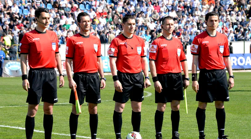 Meciul FC Voluntari - UTA e condus de arbitri cu ecuson FIFA.** CCA a delegat și 
