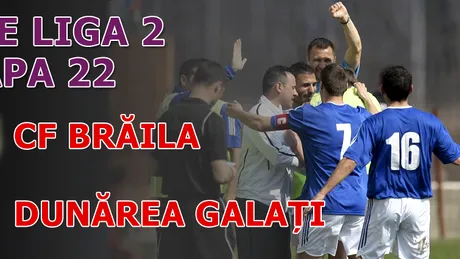 CF Brăila - Dunărea 4-1!** Gălățenii, repetenți la cornere