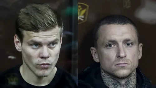 Traumatizant! FOTO | Kokorin și Mamaev, închiși în cuști de sticlă și păziți cu armele înainte să fie trimiși la închisoare. Vestea teribilă primită azi, deși l-au implorat pe judecător: 