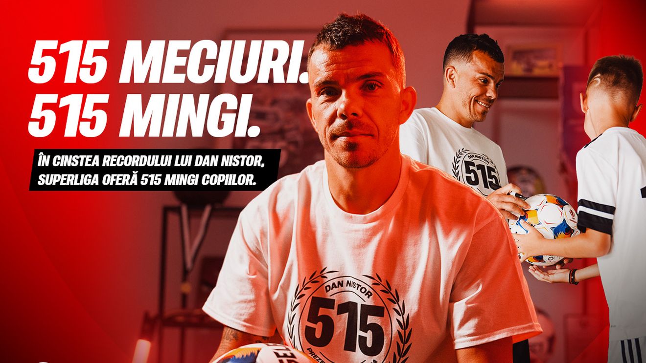 ADVERTORIAL | 515 meciuri. 515 mingi. Un record care inspiră generații
