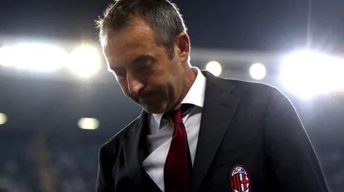 OFICIAL | AC Milan l-a demis pe antrenorul Marco Giampaolo. Fanii sunt deja nemulțumiți de posibilul înlocuitor