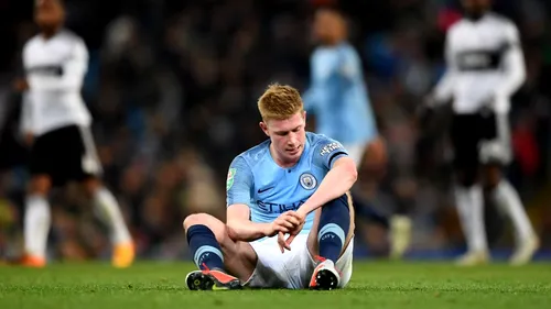 Ghinion pentru De Bruyne! Belgianul s-a accidentat din nou. Cât timp va lipsi vedeta lui Guardiola