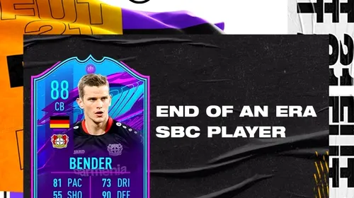 End Of An Era Svan Bender în FIFA 21 | Cerințe SBC, recompense, data de expirare + recenzia cardului