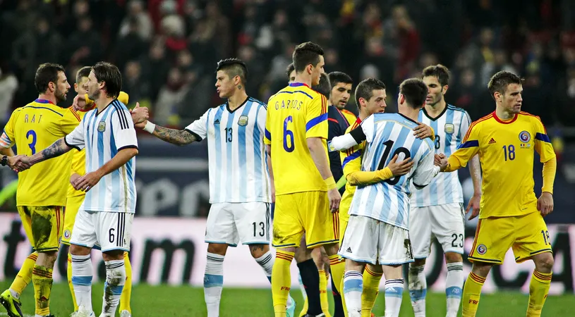 De ce a refuzat România amicalul cu Argentina? 