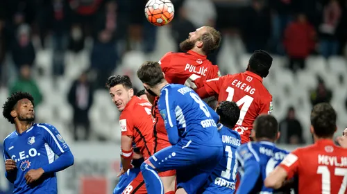 Pandurii – Dinamo 0-0. Gorjenii n-au reușit să câștige, deși au jucat în superioritate numerică din minutul 68. Cele două echipe ratează șansa să se apropie de Steaua