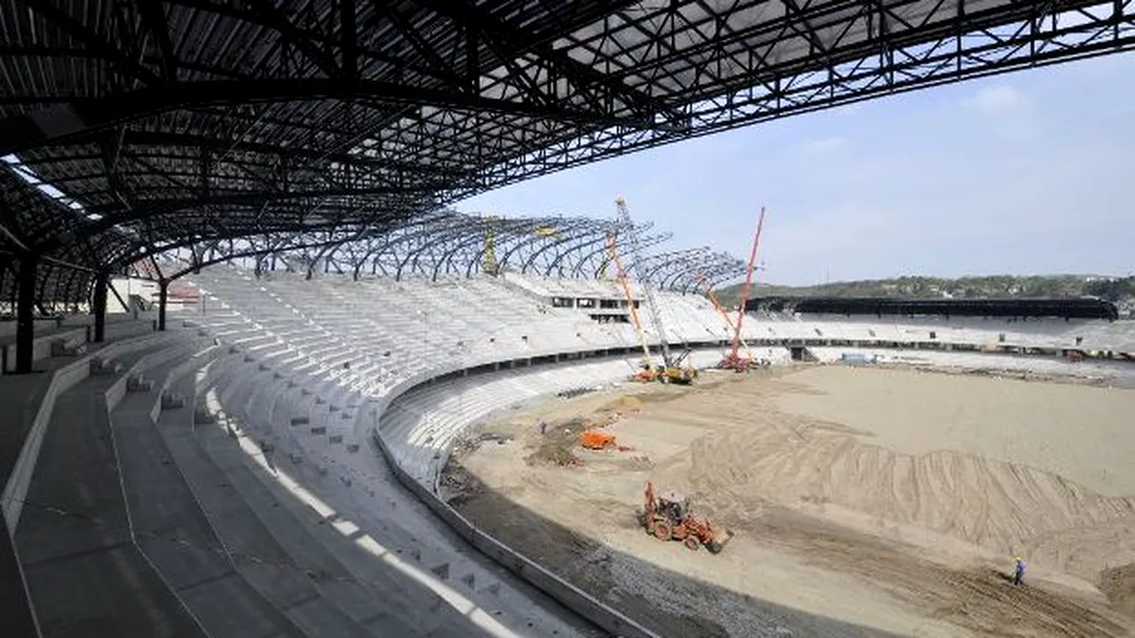 Cluj Arena, inspectată marți de UEFA**: 1,1 milioane de euro, amenajările din jurul stadionului! VIDEO