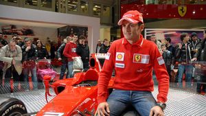 Fisichella va face o demonstrație cu un Ferrari la București