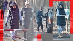 Victor Pițurcă și Cristi Borcea, pact secret în pădure la Băneasa! Imaginile începutului de an: au venit cu sute de mii de euro și îmbrăcați ca doi gemeni. FOTO&VIDEO EXCLUSIV