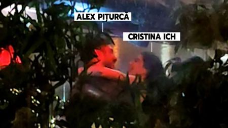 Alex Pițurcă și Cristina Ich s-au împăcat! Cei doi au fost surprinși sărutându-se cu foc în club | FOTO