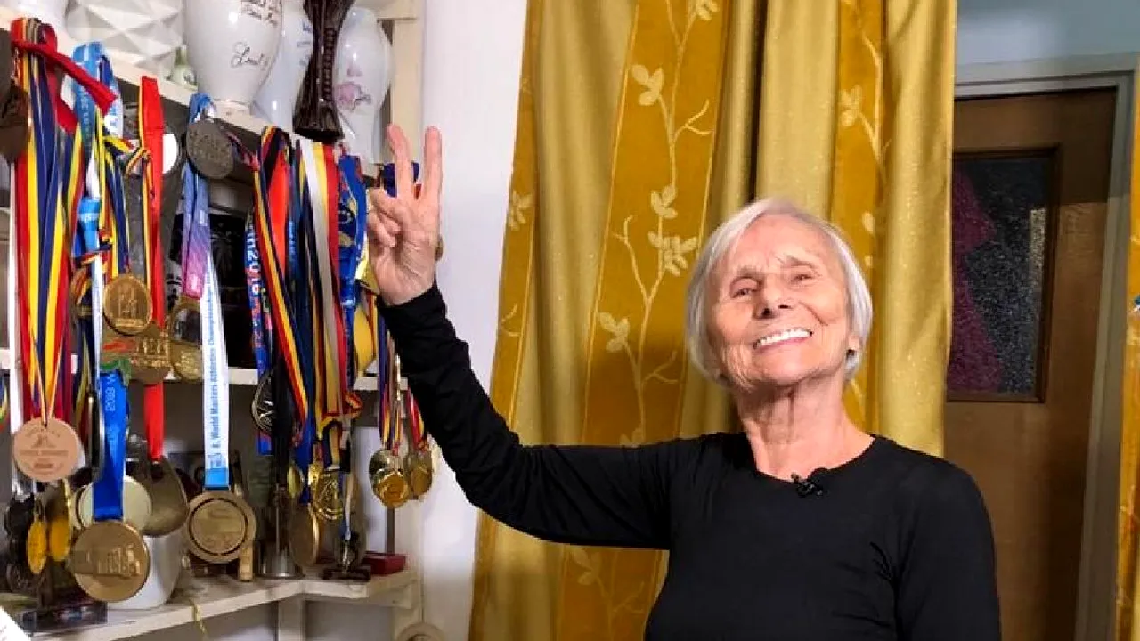 Fabulos! O româncă de 94 de ani se pregătește pentru Mondialul de atletism din 2021