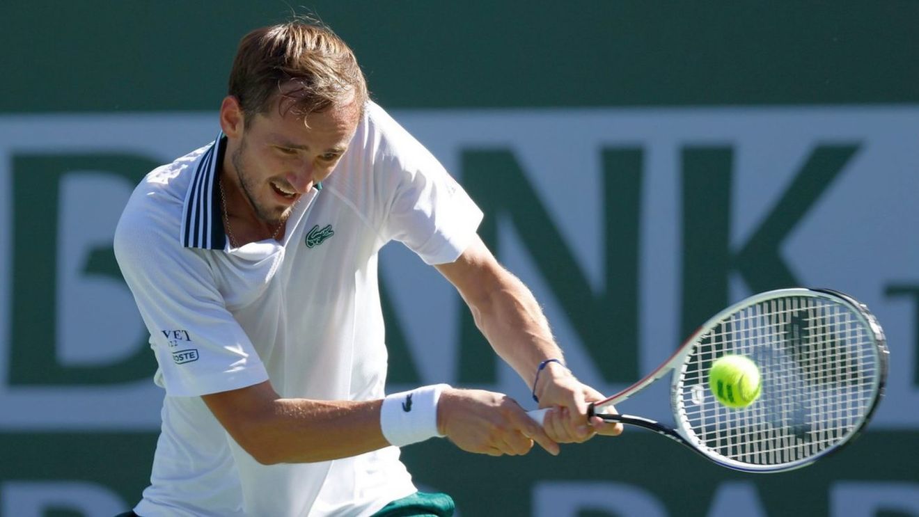 Surpriză de proporții: Daniil Medvedev, favoritul numărul 1, eliminat de la Indian Wells, după ce a condus cu 6-4, 4-1 | VIDEO