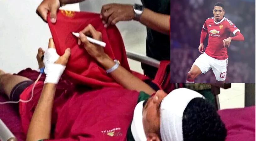 FOTO | Chris Smalling a ajuns la spital după ce a suferit un accident în vacanță