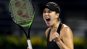 "Înăuntru sunt un dezastru, nu știu ce să gândesc". Discursul Belindei Bencic la finalul victoriei cu Simona Halep