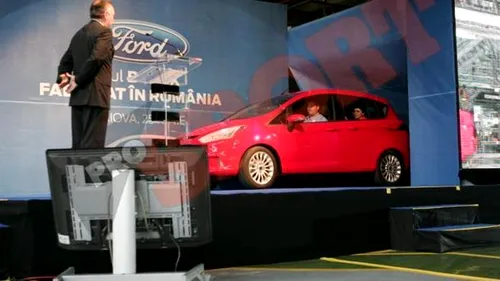 Ford a început producția autovehiculelor de serie în România!** Noul Ford B-MAX, primul produs la fabrica de la Craiova