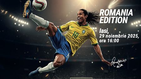 Demonstrativul de lux de la Iași, în pericol! Echipa România Legends s-a retras oficial de la evenimentul Ronaldinho & Friends