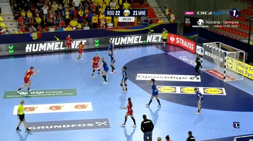 România – Muntenegru 34-35, la Campionatul European de handbal feminin. „Tricolorele” ratează șansa de a se lupta cu Germania pentru semifinale