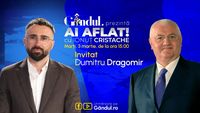 „Ai Aflat! cu Ionuț Cristache” începe marți, 3 martie, de la ora 15.00, live pe Gândul. Invitat: Dumitru Dragomir