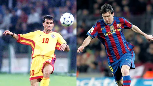 Gheorghe Hagi, interviu pentru Radio Marca. „Fotbalistul care îmi amintește de jocul meu e Messi. Este mai mult decât numărul 10″