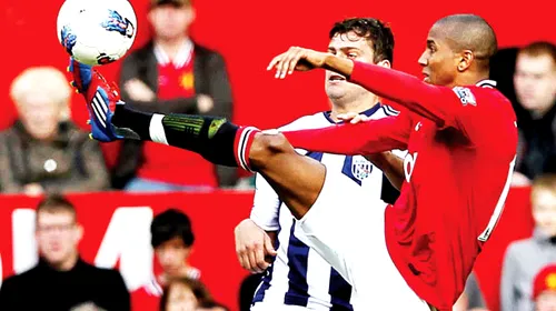 „Terorizat” de Young!** Tamaș a fost folosit drept jalon de jucătorul lui Ferguson! United – West Bromwich 2-0