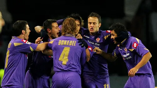 VIDEO** Cu Mutu spectator, Fiorentina s-a calificat fără emoții în optimile Cupei Italiei
