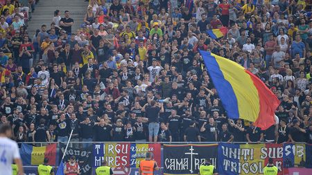 FOTO | Vom fi din nou sancționați? Ce mesaj a fost afișat la meciul România - Armenia