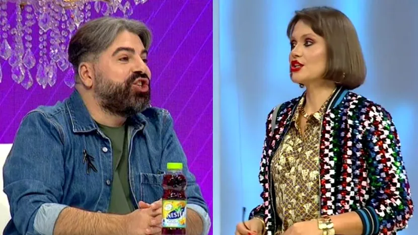 Schimb dur de replici între Cristina Șișcanu și Maurice Munteanu, la 'Bravo, ai stil! Celebrities'. 'A adunat hârtia igienică pe toc'