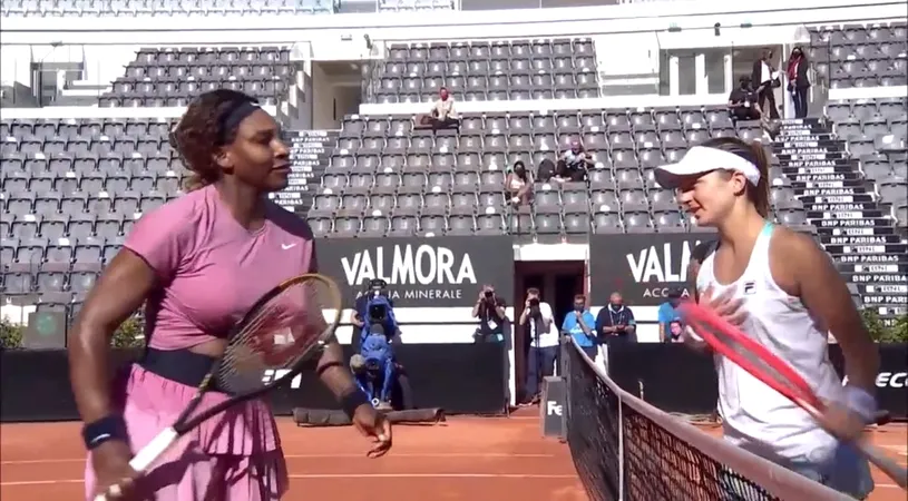 Serena Williams, învinsă la debutul în turneul de la Roma! Favoritele cad pe capete la Foro Italico | VIDEO