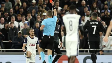 Radu Drăguşin a rupt tăcerea după ce a luat cartonaş roşu în Europa League. Reacția românului după atacurile dure ale fanilor lui Tottenham