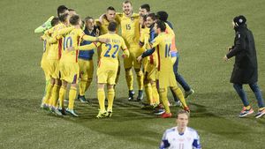 Jackpot pentru jucători! Fotbaliștii care au dus România la EURO după 8 ani de așteptare vor împărți 3.5 milioane de euro. Cât încasează FRF după calificarea în grupe
