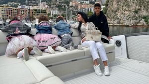 Georgina Rodríguez, iubita lui Cristiano Ronaldo, spectator de lux la Marele Premiu de F1 de la Monaco! Cine a însoțit-o pe frumoasa vedetă